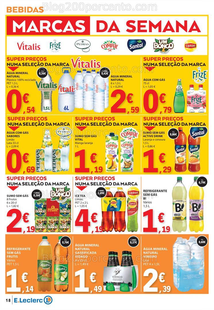 Antevisão Folheto E-LECLERC Promoções de 17 a 23 outubro