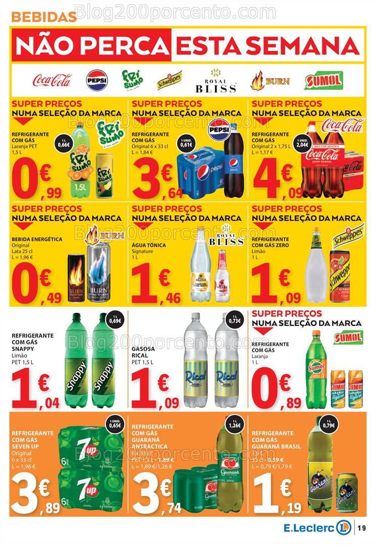 Antevisão Folheto E-LECLERC Promoções de 17 a 23 outubro