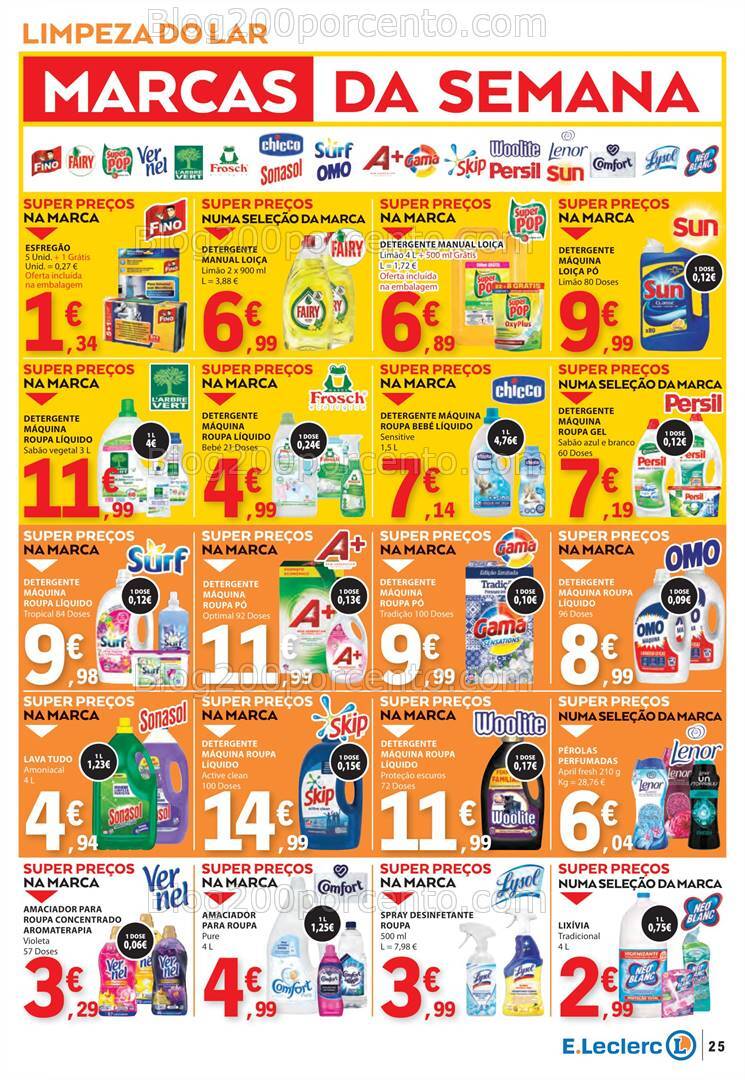 Antevisão Folheto E-LECLERC Promoções de 17 a 23 outubro