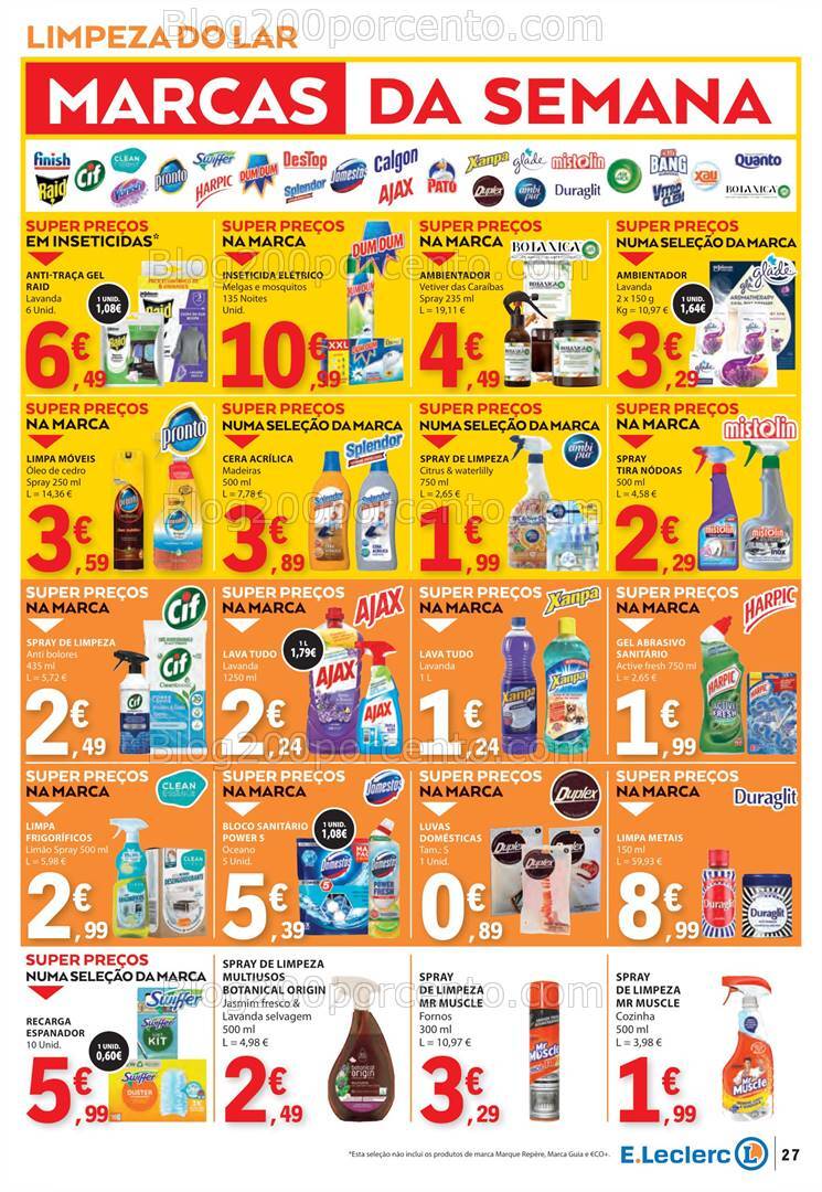 Antevisão Folheto E-LECLERC Promoções de 17 a 23 outubro