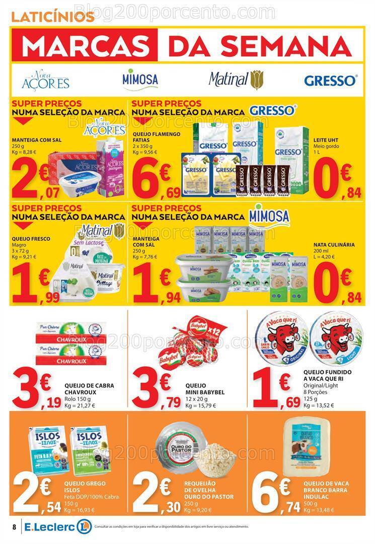 Antevisão Folheto E-LECLERC Promoções de 18 a 24 abril