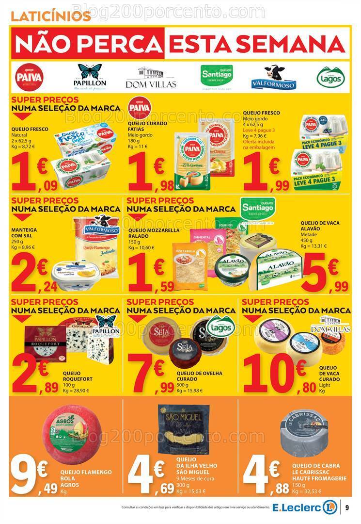 Antevisão Folheto E-LECLERC Promoções de 18 a 24 abril