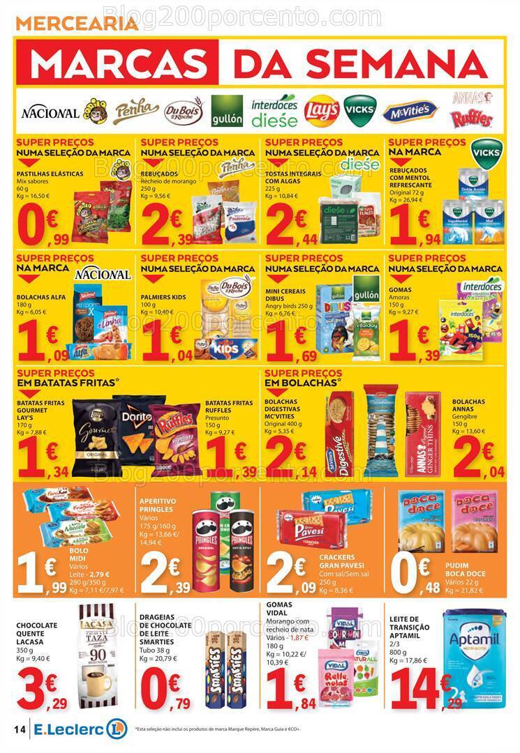Antevisão Folheto E-LECLERC Promoções de 18 a 24 abril
