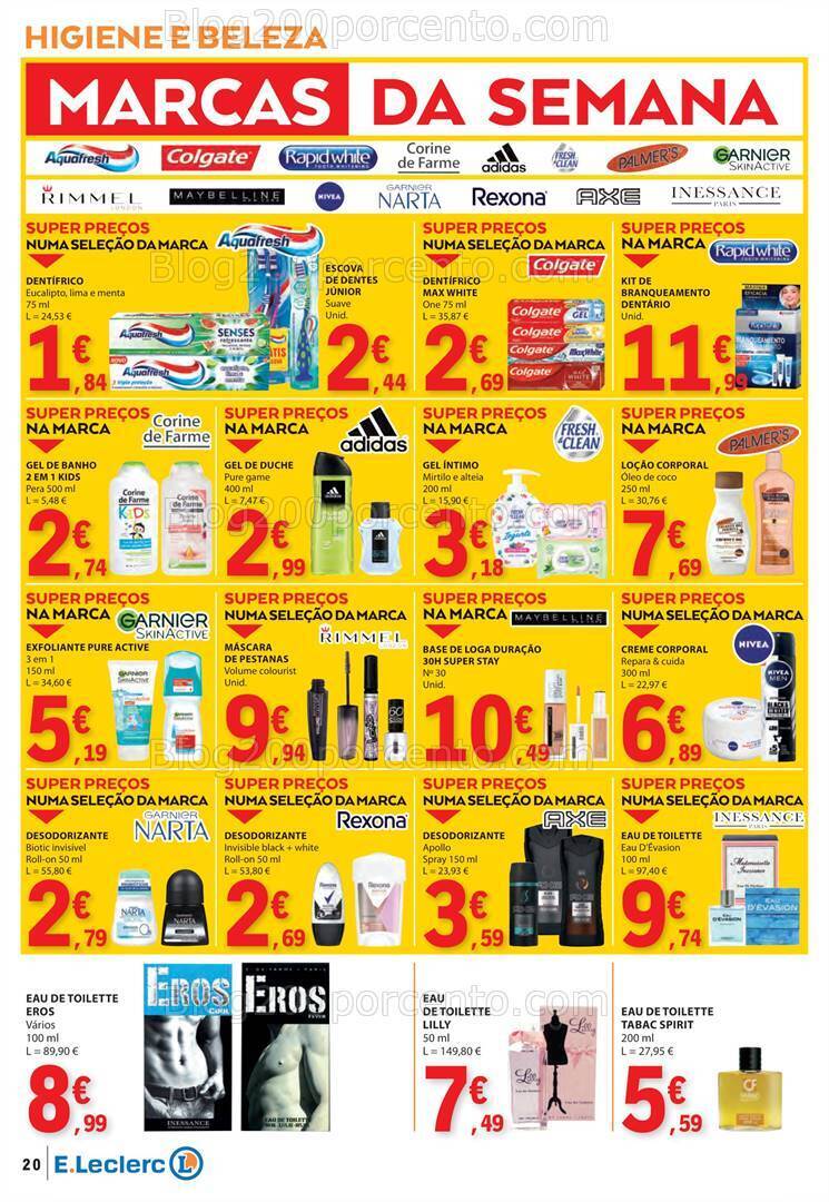 Antevisão Folheto E-LECLERC Promoções de 18 a 24 abril