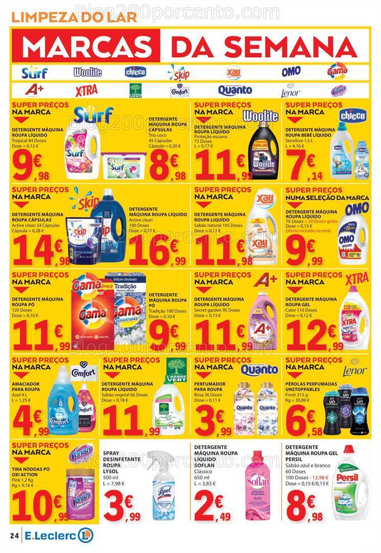Antevisão Folheto E-LECLERC Promoções de 18 a 24 abril