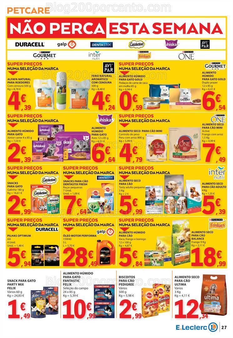 Antevisão Folheto E-LECLERC Promoções de 18 a 24 abril