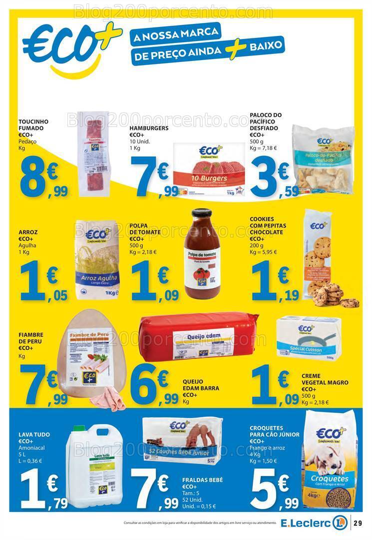 Antevisão Folheto E-LECLERC Promoções de 18 a 24 abril