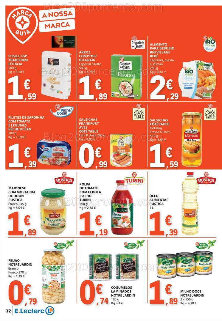 Antevisão Folheto E-LECLERC Promoções de 18 a 24 abril