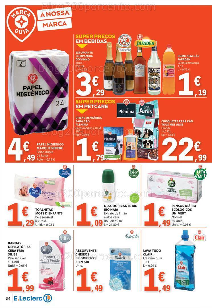 Antevisão Folheto E-LECLERC Promoções de 18 a 24 abril