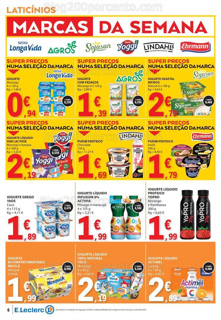 Antevisão Folheto E-LECLERC Promoções de 18 a 24 julho