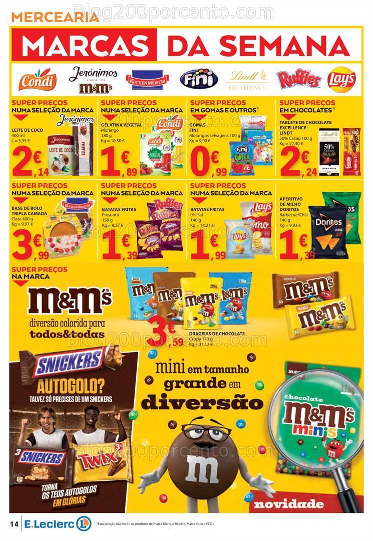 Antevisão Folheto E-LECLERC Promoções de 18 a 24 julho