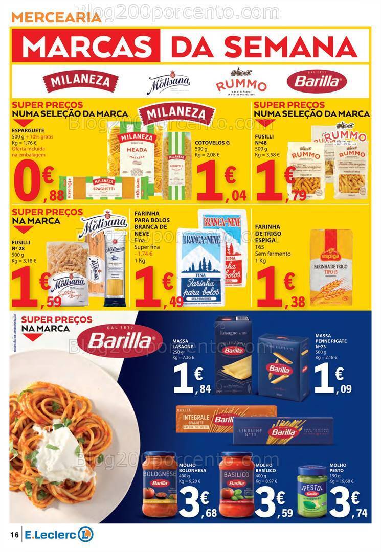 Antevisão Folheto E-LECLERC Promoções de 18 a 24 julho