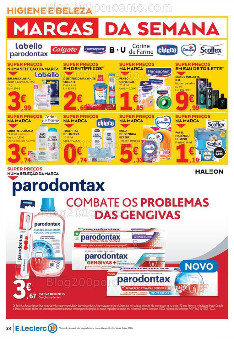Antevisão Folheto E-LECLERC Promoções de 18 a 24 julho
