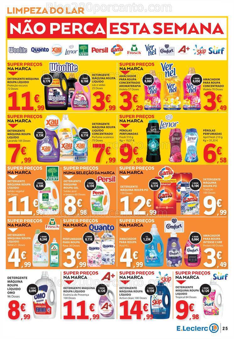 Antevisão Folheto E-LECLERC Promoções de 18 a 24 julho