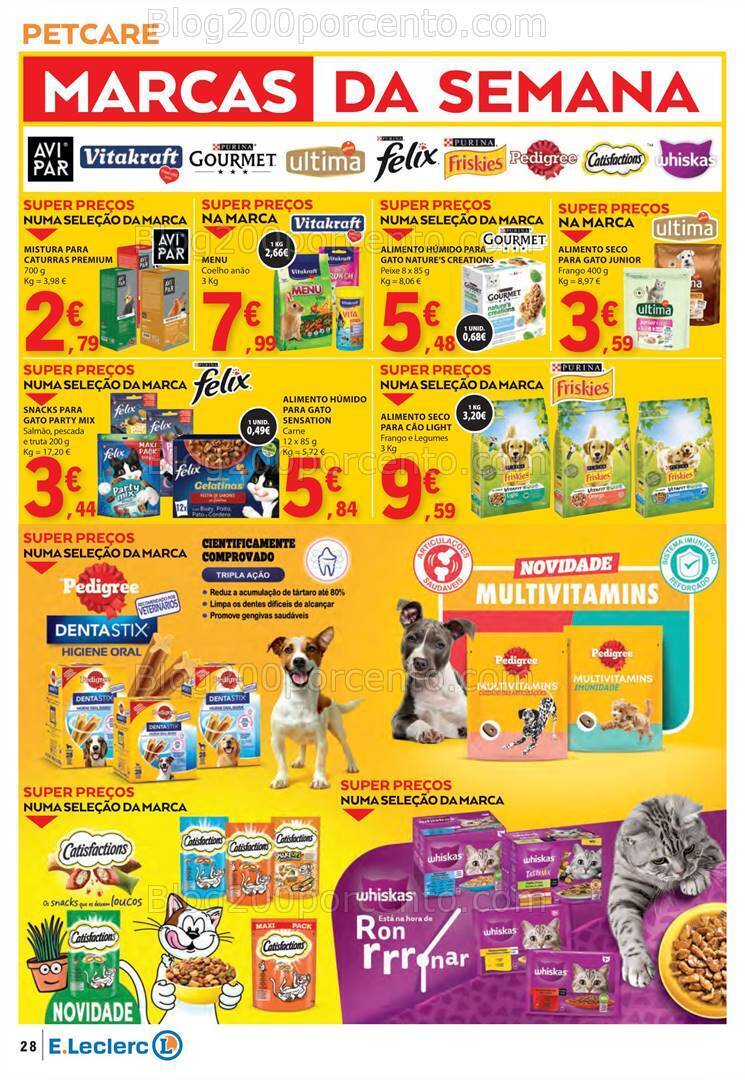 Antevisão Folheto E-LECLERC Promoções de 18 a 24 julho