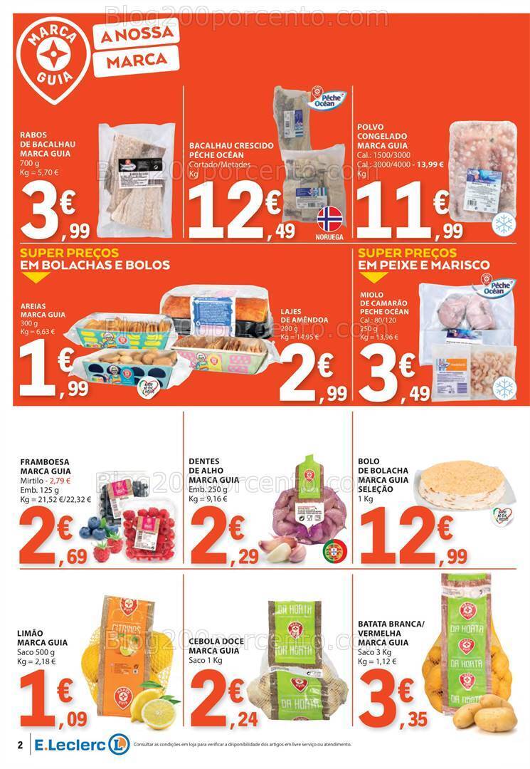Antevisão Folheto E-LECLERC Promoções de 1 a 7 fevereiro