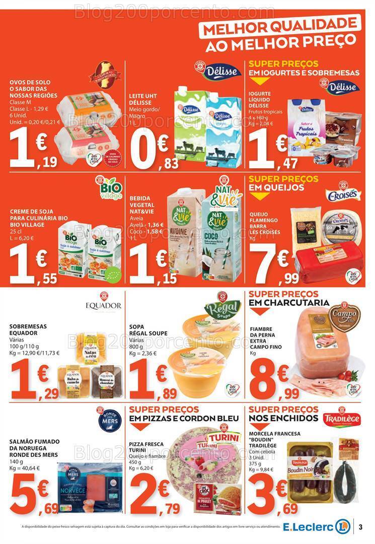 Antevisão Folheto E-LECLERC Promoções de 1 a 7 fevereiro