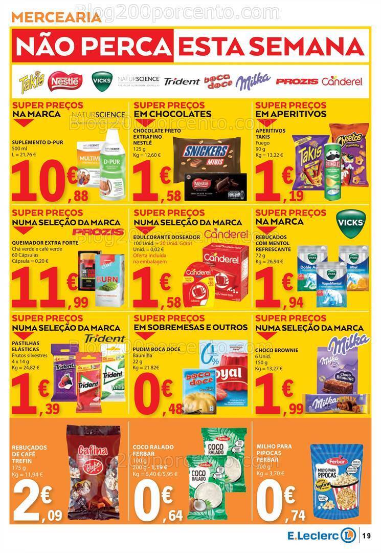 Antevisão Folheto E-LECLERC Promoções de 1 a 7 fevereiro