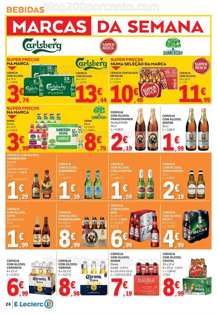 Antevisão Folheto E-LECLERC Promoções de 1 a 7 fevereiro