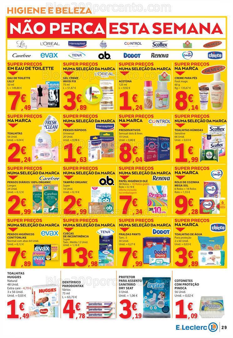 Antevisão Folheto E-LECLERC Promoções de 1 a 7 fevereiro
