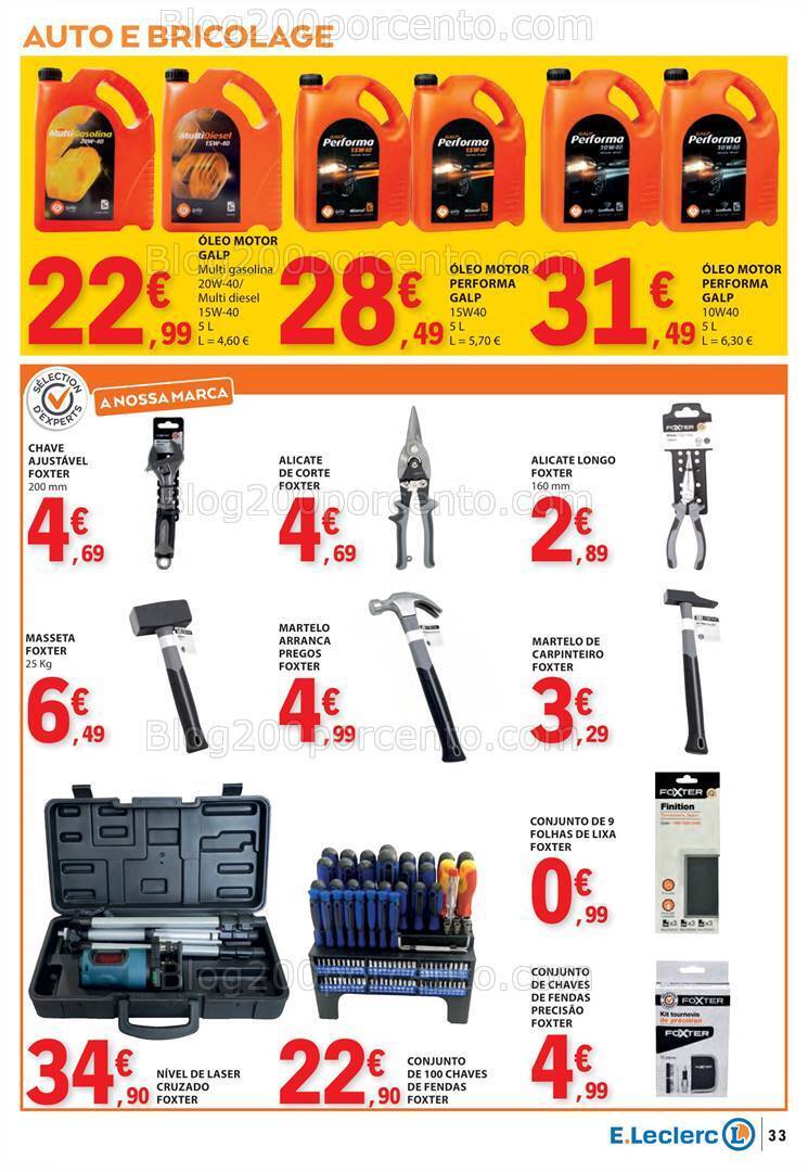 Antevisão Folheto E-LECLERC Promoções de 1 a 7 fevereiro