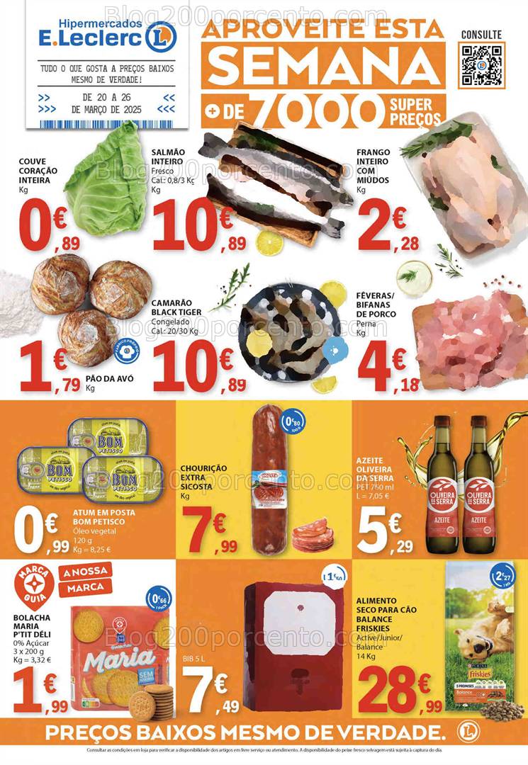 Antevisão Folheto E-LECLERC Promoções de 20 a 26 março