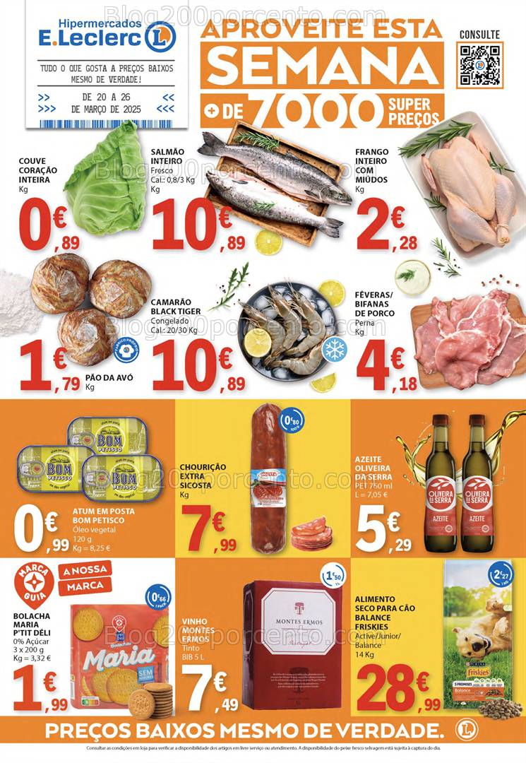 Antevisão Folheto E-LECLERC Promoções de 20 a 26 março