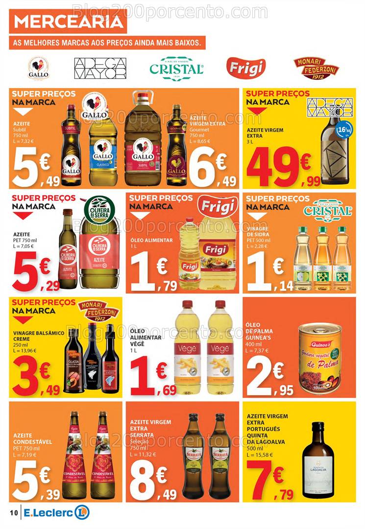 Antevisão Folheto E-LECLERC Promoções de 20 a 26 março