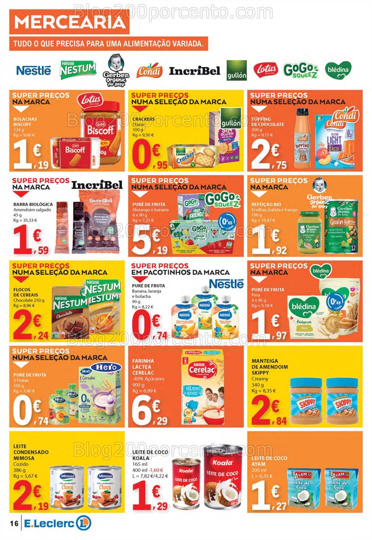 Antevisão Folheto E-LECLERC Promoções de 20 a 26 março