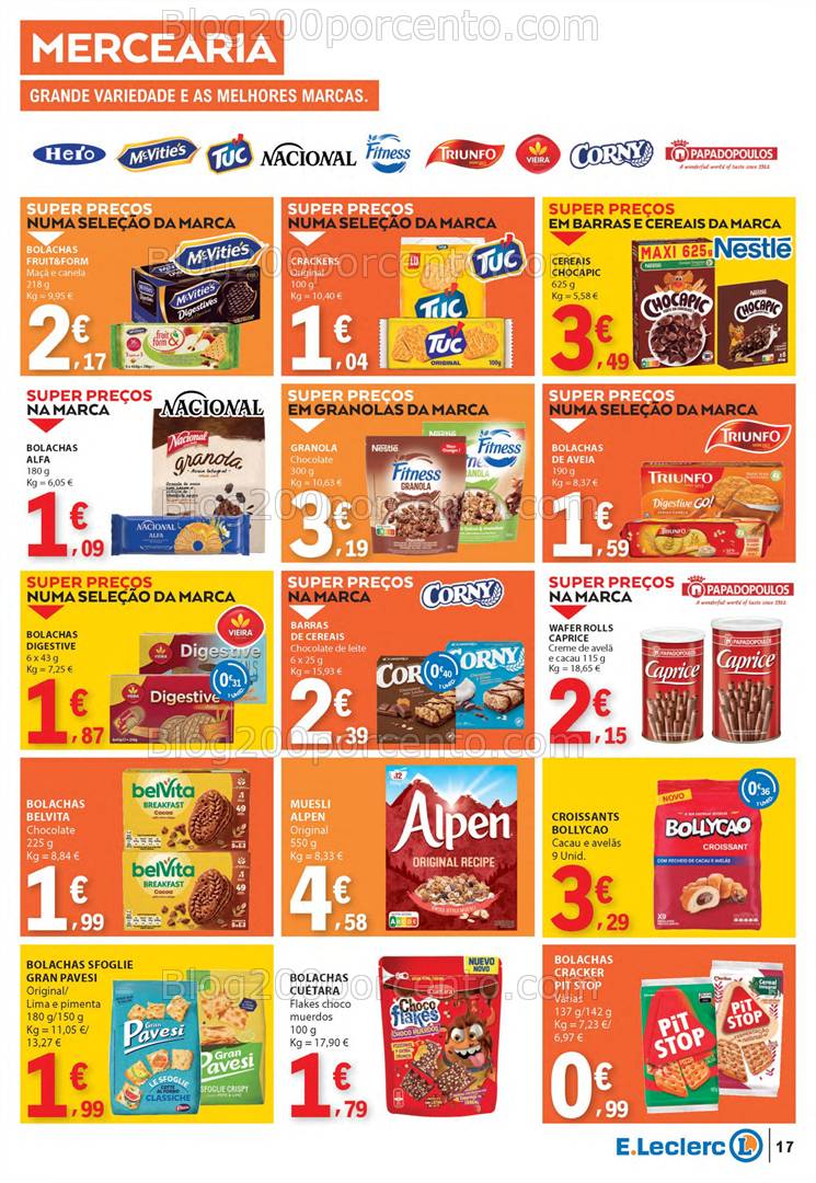 Antevisão Folheto E-LECLERC Promoções de 20 a 26 março