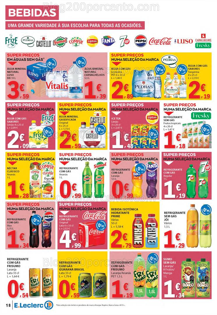 Antevisão Folheto E-LECLERC Promoções de 20 a 26 março