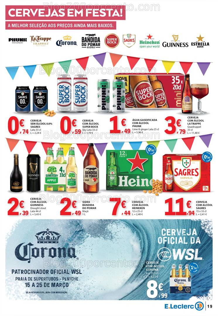 Antevisão Folheto E-LECLERC Promoções de 20 a 26 março