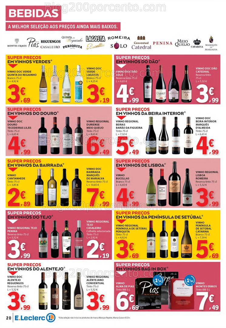 Antevisão Folheto E-LECLERC Promoções de 20 a 26 março