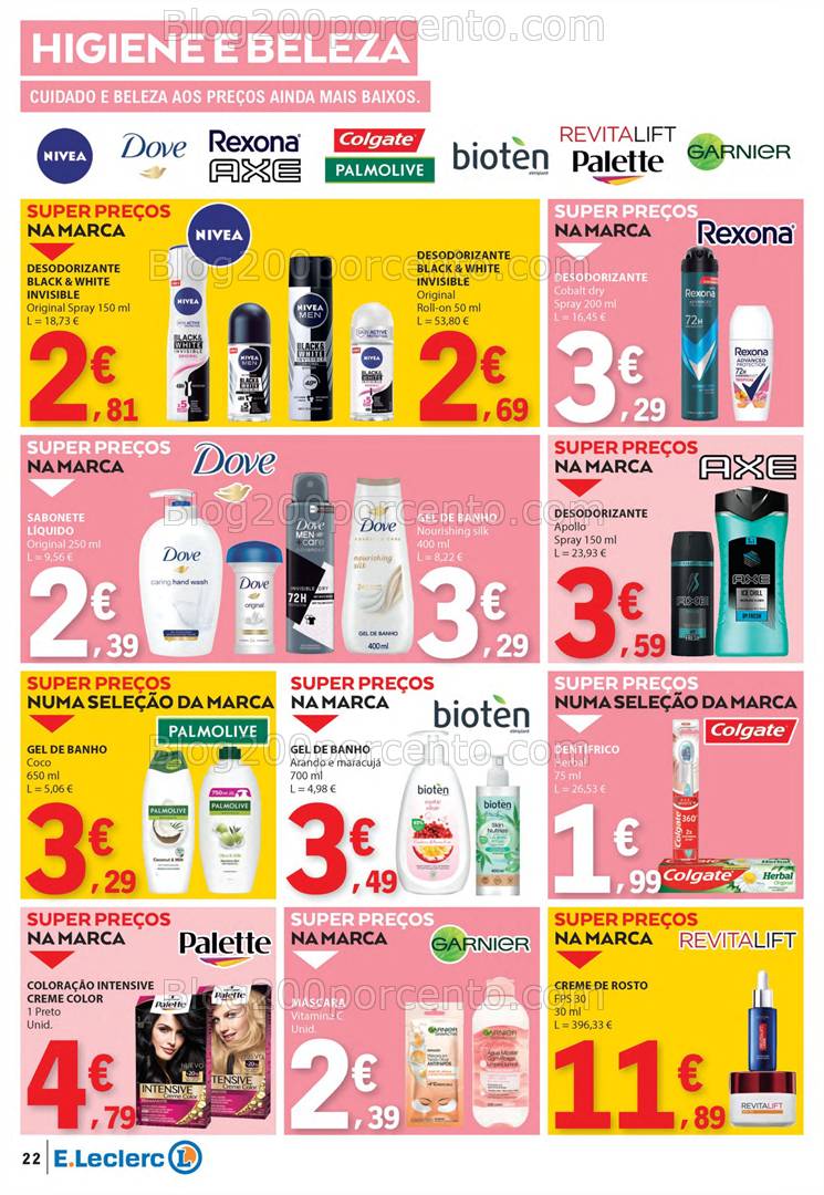 Antevisão Folheto E-LECLERC Promoções de 20 a 26 março