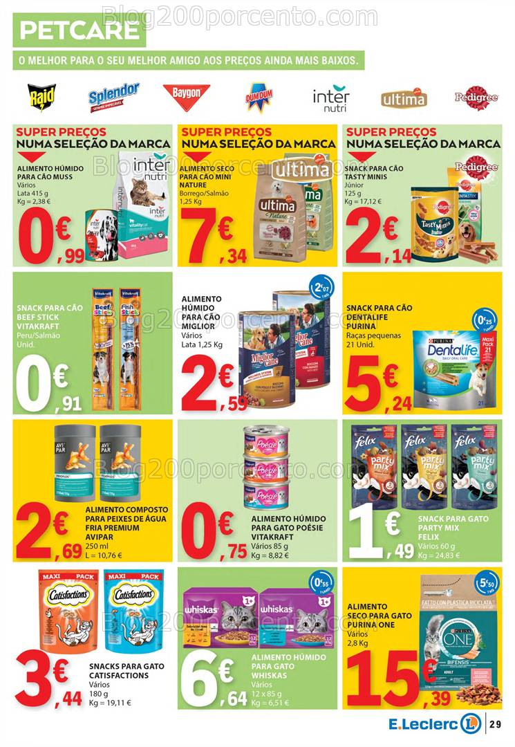 Antevisão Folheto E-LECLERC Promoções de 20 a 26 março