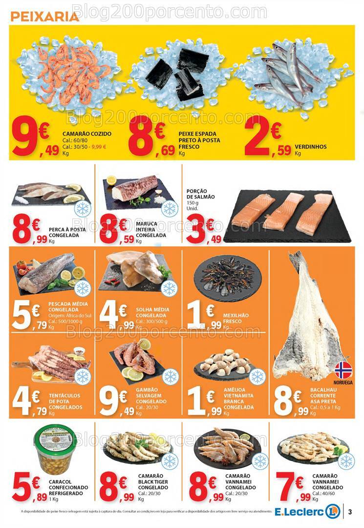 Antevisão Folheto E-LECLERC Promoções de 22 a 28 agosto