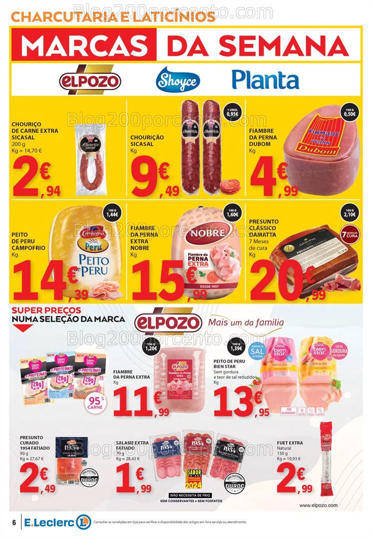 Antevisão Folheto E-LECLERC Promoções de 22 a 28 agosto
