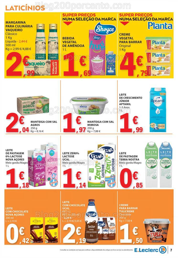 Antevisão Folheto E-LECLERC Promoções de 22 a 28 agosto