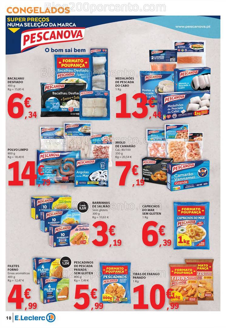 Antevisão Folheto E-LECLERC Promoções de 22 a 28 agosto