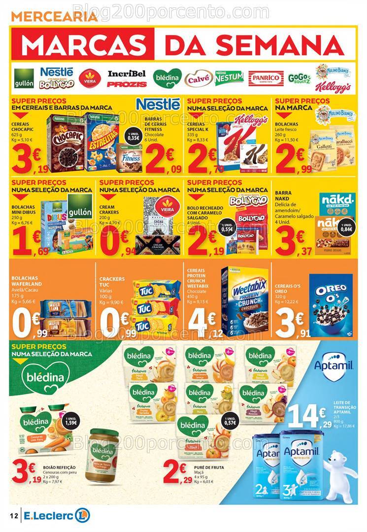 Antevisão Folheto E-LECLERC Promoções de 22 a 28 agosto