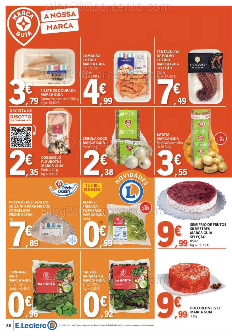 Antevisão Folheto E-LECLERC Marca Própria Promoções de 22 a 28 agosto
