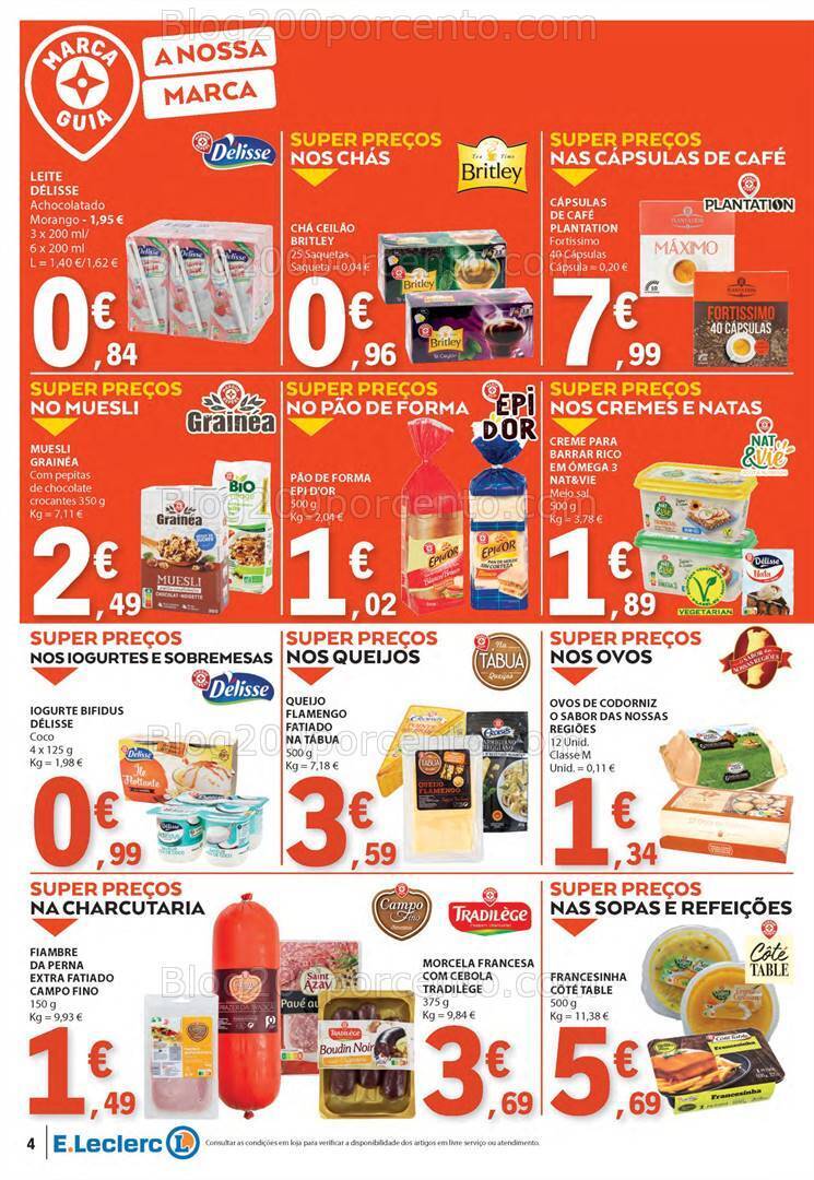 Antevisão Folheto E-LECLERC Promoções de 25 a 31 janeiro