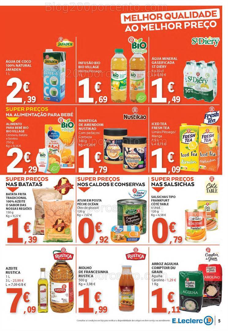 Antevisão Folheto E-LECLERC Promoções de 25 a 31 janeiro