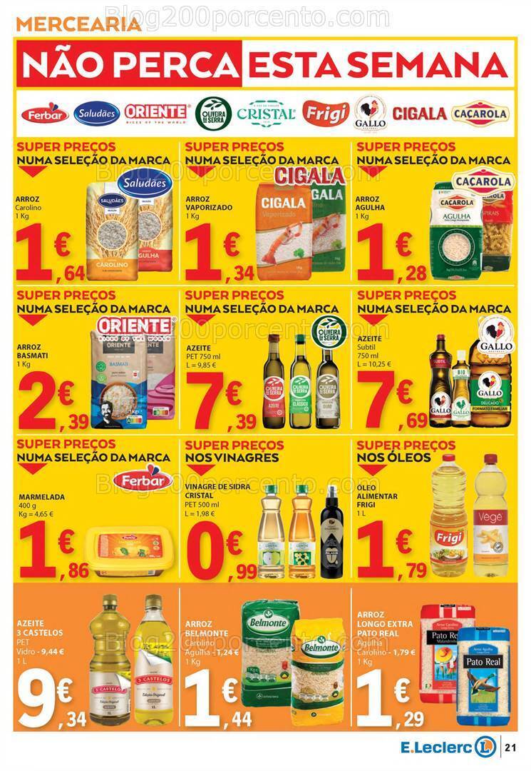Antevisão Folheto E-LECLERC Promoções de 25 a 31 janeiro