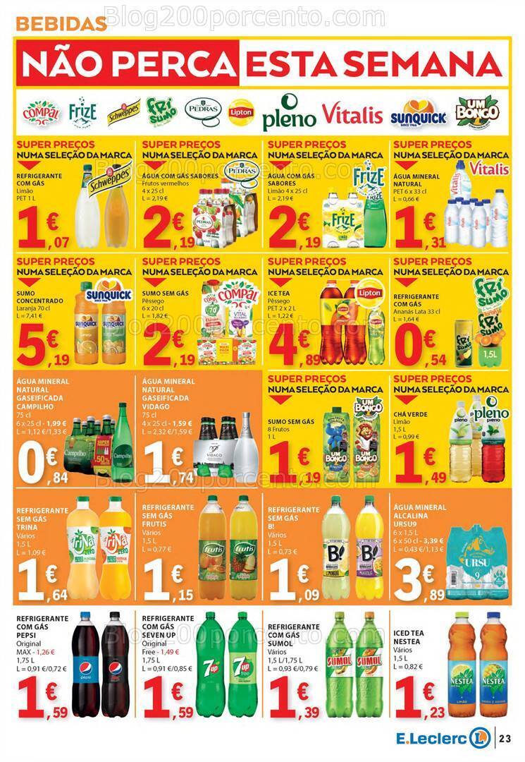Antevisão Folheto E-LECLERC Promoções de 25 a 31 janeiro
