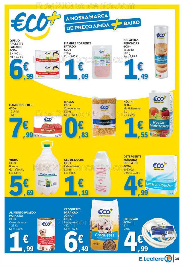 Antevisão Folheto E-LECLERC Promoções de 25 a 31 janeiro