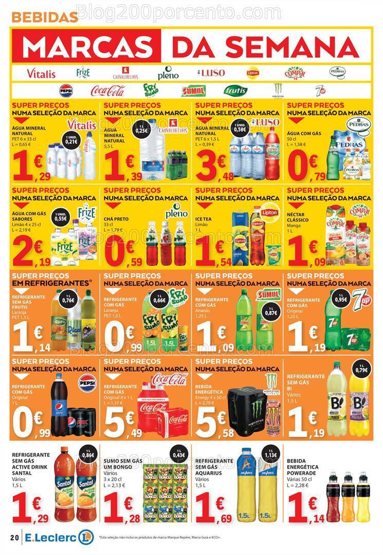 Antevisão Folheto E-LECLERC Promoções de 27 junho a 3 julho