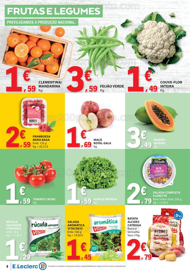 Antevisão Folheto E-LECLERC Promoções de 27 março a 2 abril