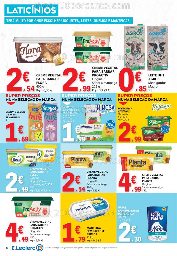 Antevisão Folheto E-LECLERC Promoções de 27 março a 2 abril