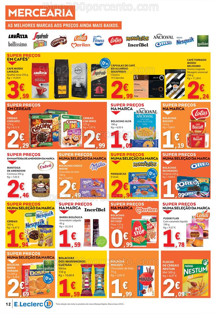 Antevisão Folheto E-LECLERC Promoções de 27 março a 2 abril